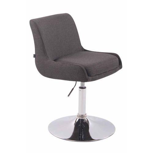 Chaise Lounge Club En Tissu Gris Foncé