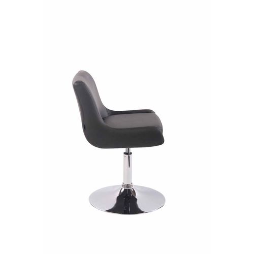 Chaise Lounge Club En Similicuir Gris