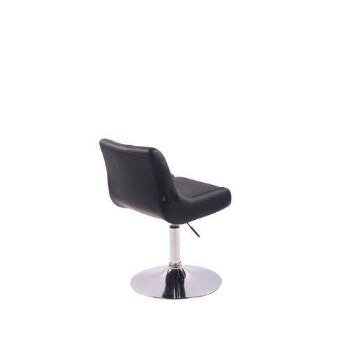Chaise Lounge Club En Similicuir Noir