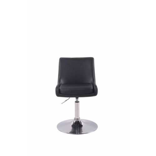 Chaise Lounge Club En Similicuir Noir