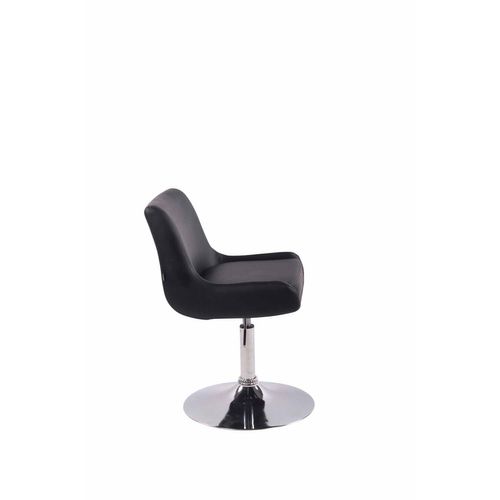 Chaise Lounge Club En Similicuir Noir