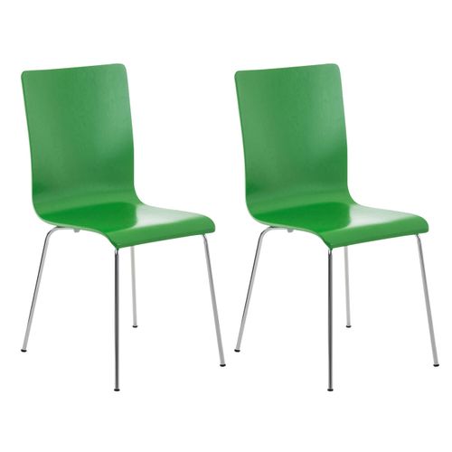 Set 2 Chaises Pepe En Bois Vert