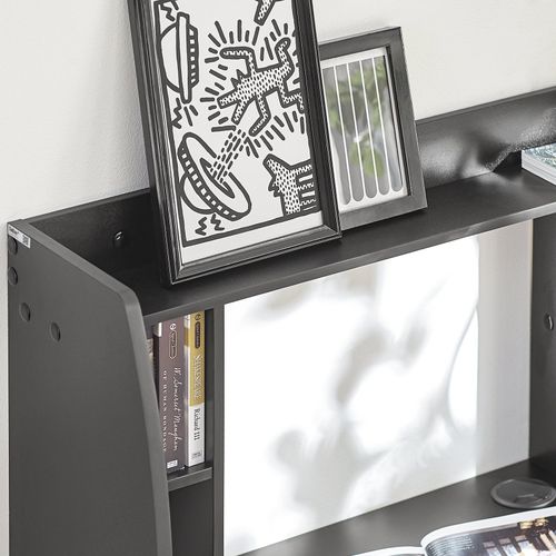 Fwt18-sch Table Murale Bureau Avec Étagère Intégrée Armoire De Rangement Murale Blanc