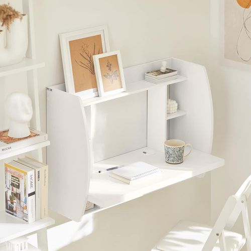 Étagère De Bureau à Clipser 2 Niveaux - Panneau Perforé Inclus - Rangement Pour Maison Ou Bureau