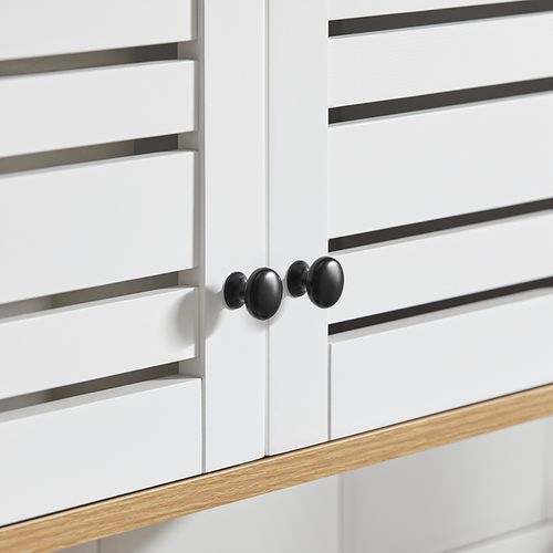 Meuble Haut De Salle De Bain Avec 2 Portes Meuble De Rangement Mural Armoire Suspendue, BZr42-w