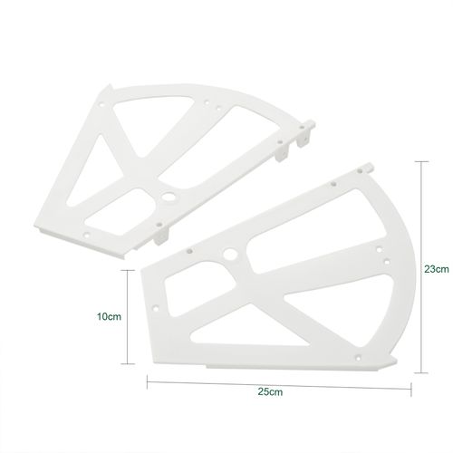 2 Pièces Charnières De Cabinet, Charnières De Tiroir Pour Porte-chaussures, 25x35cm, Sda08-w