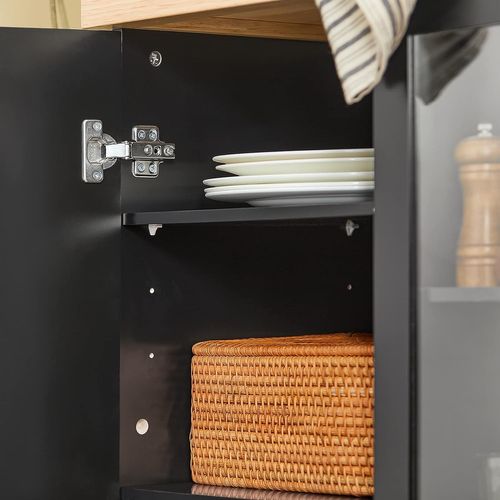 Chariot De Service Desserte De Cuisine à Roulettes Table Roulante Meuble De Rangement, Fkw75-sch