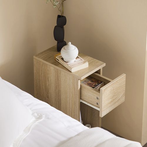 Lot De 2 Tables De Chevet Avec Tiroir, Fbt111-nx2