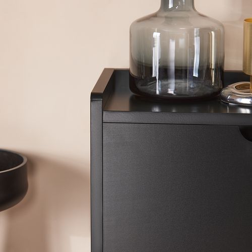 Meuble à Chaussures Meuble De Rangement à Chaussures Avec 3 Abattants, Noir , Fsr151-h-sch