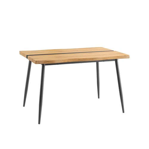 Table De Salle à Manger Extensible En Bois Massif, Blanc Fwt110-n