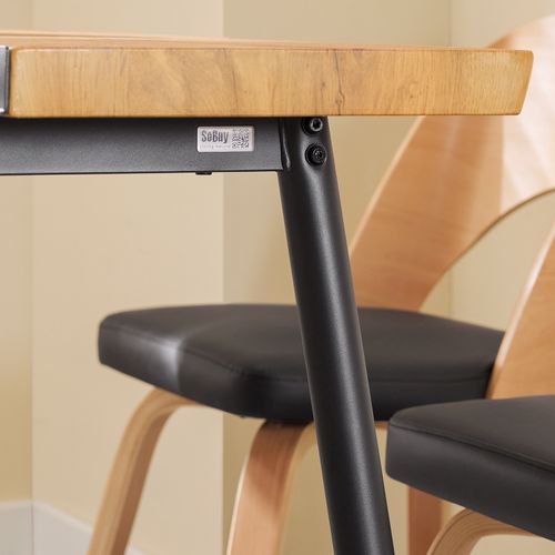 Table De Salle à Manger Extensible En Bois Massif, Blanc Fwt110-n