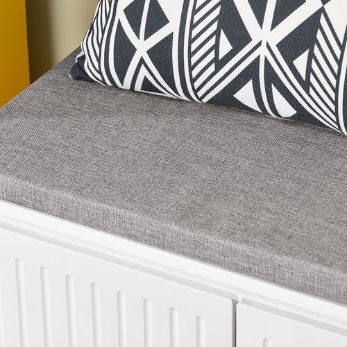 Banc De Rangement à Chaussure,  Meuble à Chaussures Pour Enfants,blanc,fsr172-w