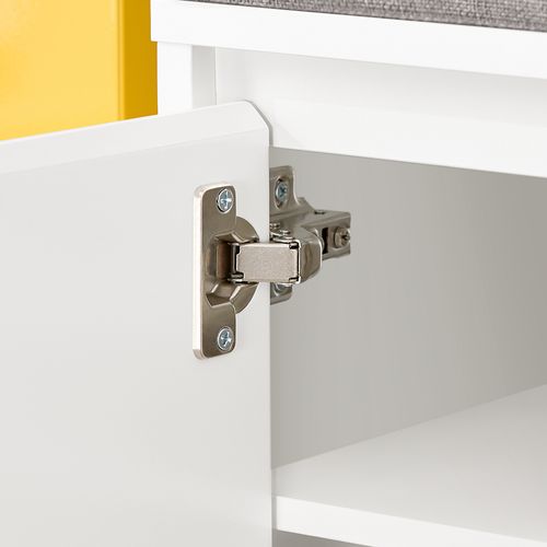 Banc De Rangement à Chaussure,  Meuble à Chaussures Pour Enfants,blanc,fsr172-w