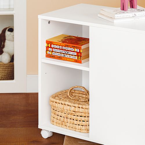 Caisson De Bureau Roulant Avec Tiroirs Et Compartiments, Support Imprimante 58x35x59 Cm