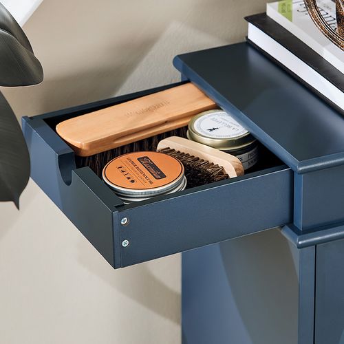 Rangement Chaussure, Meuble D'entrée, Meuble De Rangement à Chaussures Armoire, bleu, Fsr79-b