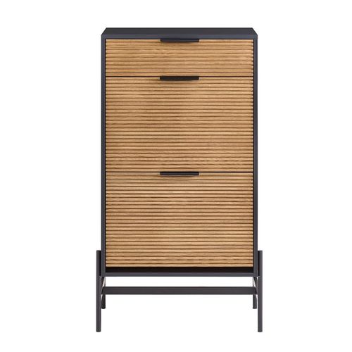 Hfsr03-sch Meuble à Chaussures, Meuble D'entrée, Meuble De Rangement à Chaussures