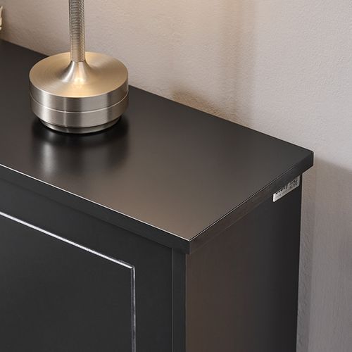 Meuble De Rangement à Chaussures, Commode à Chaussures Avec 2 Abattants, Fsr99-sch