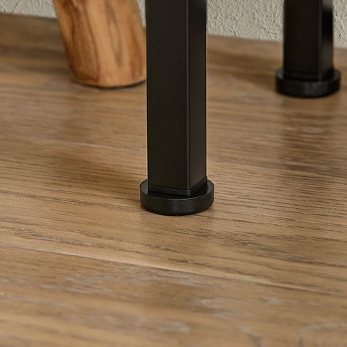 Table Console D'appoint En Fer, 120x20x81 Cm, Nature Et Noir, FSB19-L-E