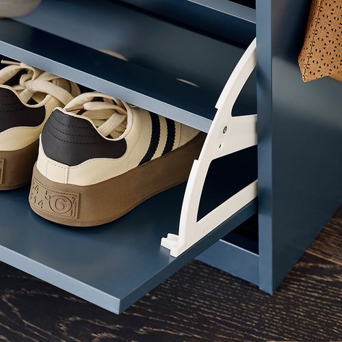 Rangement Pour Chaussures, Armoire à Chaussures, Meuble D'entrée,bleu,fsr82-l-b