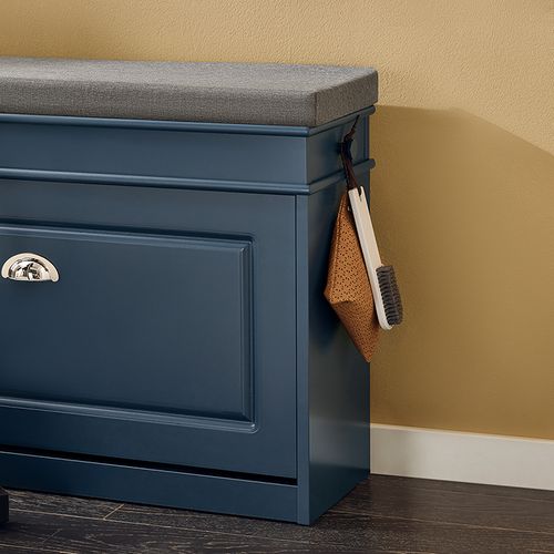 Rangement Pour Chaussures, Armoire à Chaussures, Meuble D'entrée,bleu,fsr82-l-b