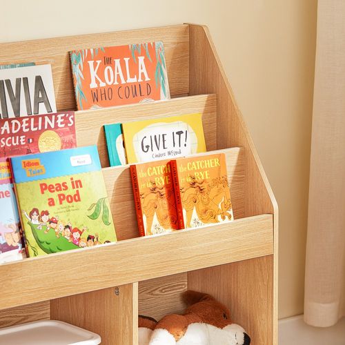 Kmb01-n Étagère De Rangement Pour Enfants, Organisateur Multifonction, Blanc