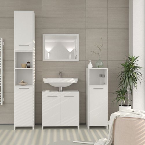 Meubles Bain Kiko 24062 Blanc 3 Parties