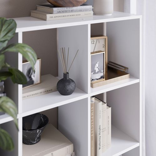 Meuble De Rangement Cube Nove 24191 Blanc 104x108cm