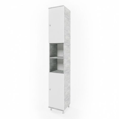 Colonne De Salle De Bain Fynn, Béton, 30x190cm