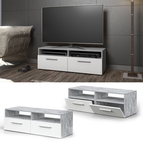 Meuble TV Diego 24538 Béton 95x38cm