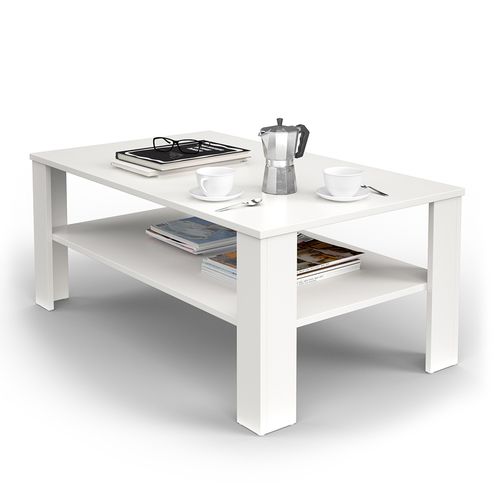 Table Basse 25949 Blanc 100x60cm