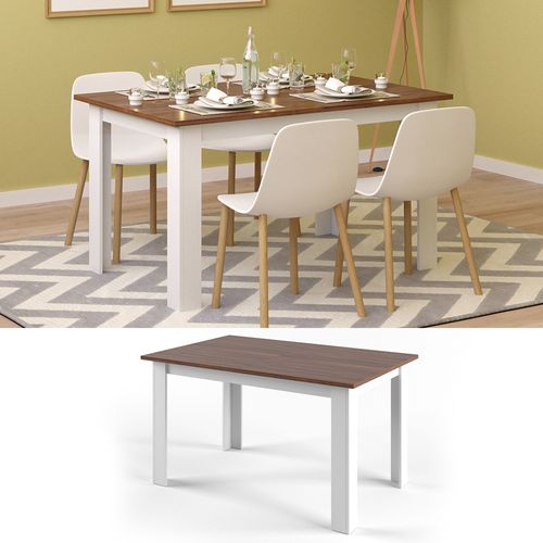 Table De Salle à Manger Karlos 26498 Noyer 140x90cm