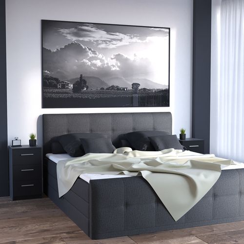 Table De Chevet 28091 Noir 38x66cm