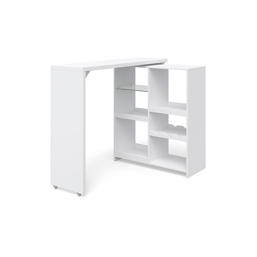 Table De Bar Vega 28294 Blanc 138x39cm