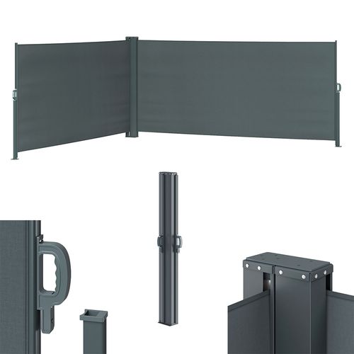 Store Latéral 28448 Anthracite 300x160cm