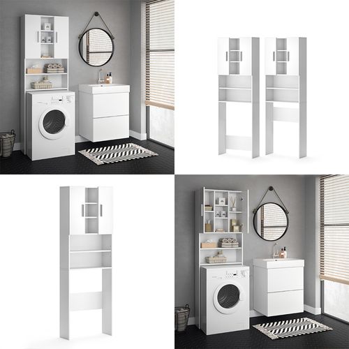 Armoire Pour Machine à Laver Luis 28504 Blanc 64x190cm