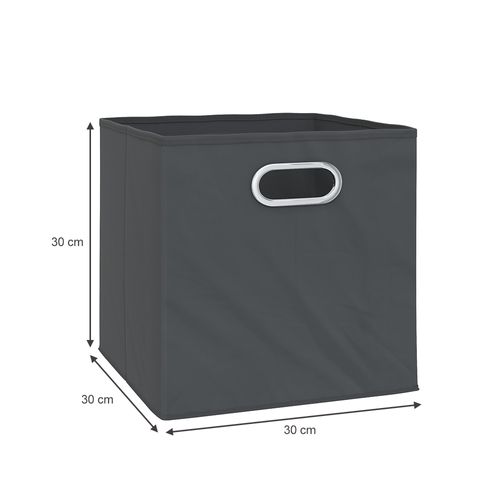 Boîte Pliante  28649 Anthracite 30x30cm Set De 2