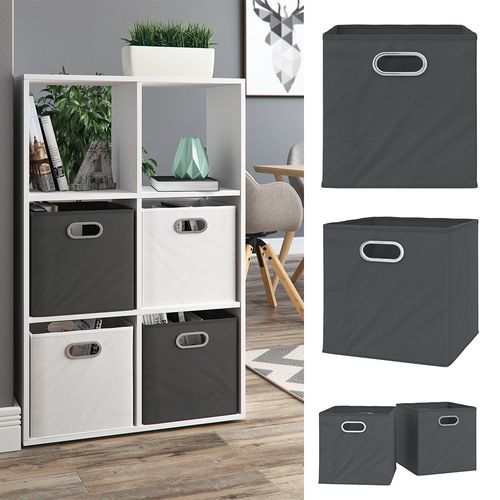 Boîte Pliante  28649 Anthracite 30x30cm Set De 2