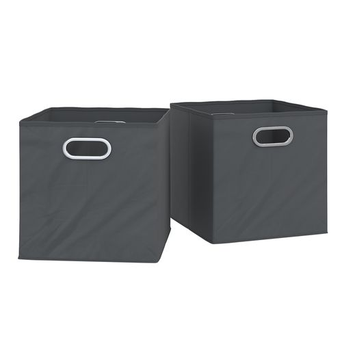 Boîte Pliante  28649 Anthracite 30x30cm Set De 2