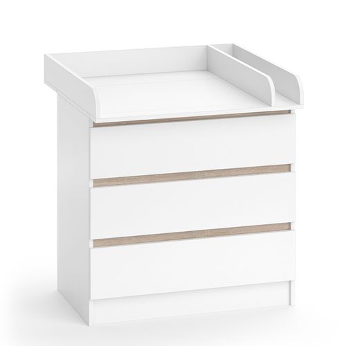 Commode à Langer Emma, Blanc, 80x87cm