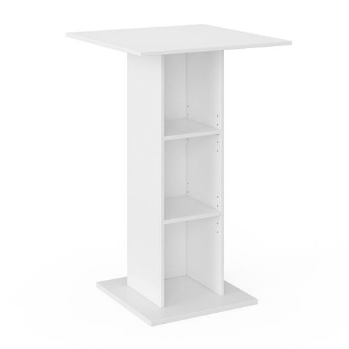 Table De Bar Rodeo, Blanc, 70x70cm