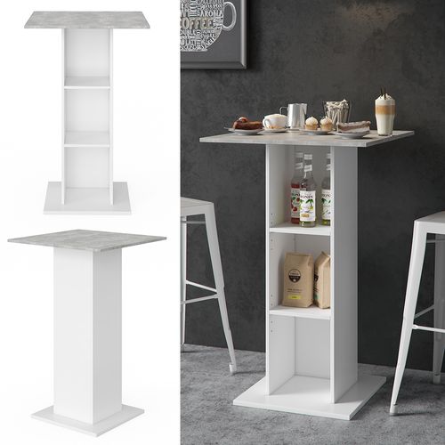 Table De Bar Rodeo 29086 Béton 70x70cm