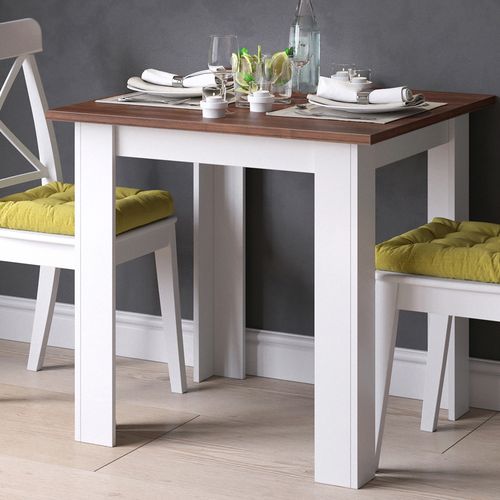 Table De Salle à Manger Karlos 29019 Noyer 80x80cm