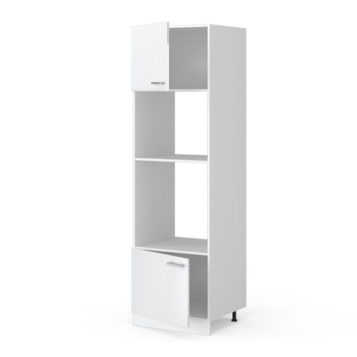 Armoire Micro-ondes R-line 29277 Blanc Haute Brillance 60cm