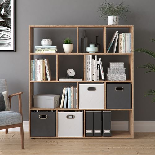 Boîte Pliante  29297 Anthracite 30x30cm Lot De 4