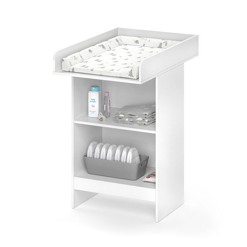 Commode à Langer Leo, Blanc, 60x103cm