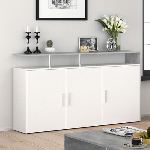 Commode Amato 29353 Béton/blanc 35x91.6cm