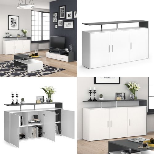 Commode Amato 29357 Blanc/anthracite 35x91.6cm