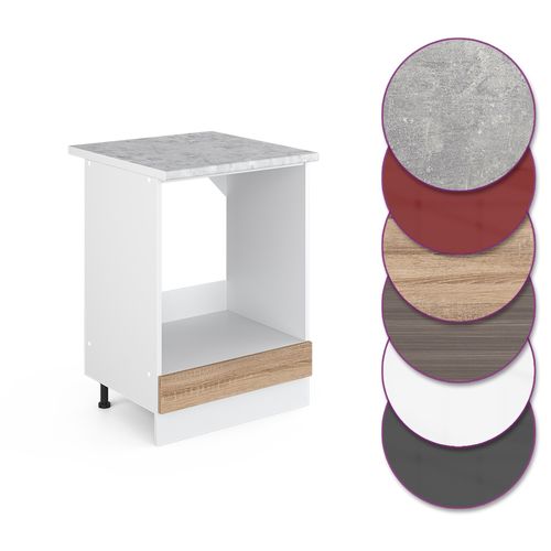 Meuble Pour Four R-line, Sonoma, 60cm