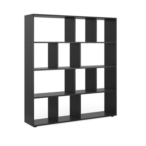Meuble De Rangement Cube Pilar 30167 Noir 131.6x143cm