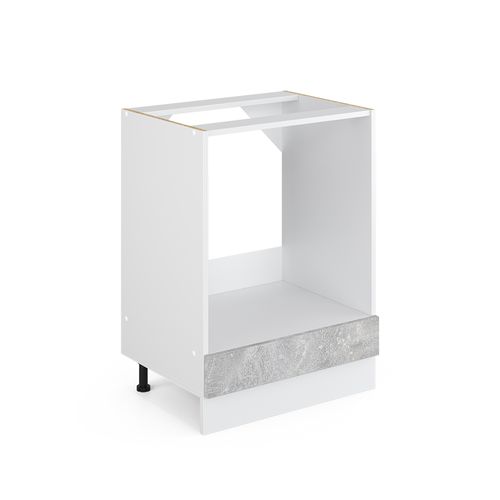 Meuble Pour Four R-line, Béton, 60cm